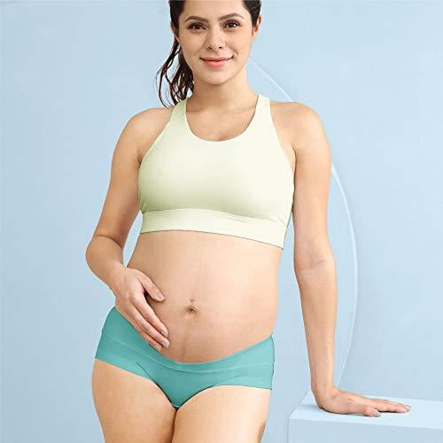 Intimate Portal Women Under the Bump Maternity Cradle Briefs Pregnancy Cotton Underwear 