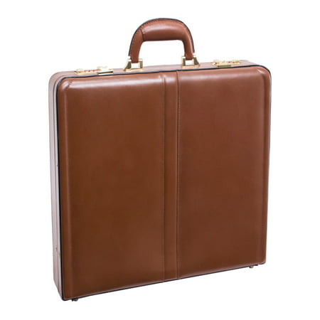 McKlein USA - Reagan Leather Attache Case - Brown - Walmart.com
