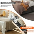 thumbnail image 7 of Colourtree Dog Ramp, Adjustable Portable Folding Pet Ramp, 40.75" Long Wooden with Non-Slip Traction Pad for Small Old Dogs and Cats, Applies to Sofa, Couch, Car, 7 of 7