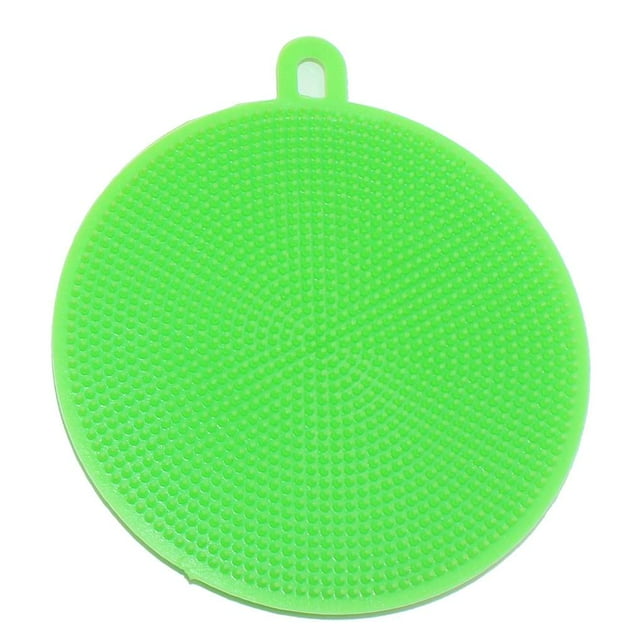 Toystoory Jooan-cepillo de silicona para lavar platos, ollas y platos, sin moho, herramientas de limpieza para el hogar y la cocina Suministros de limpieza para el hogar verde