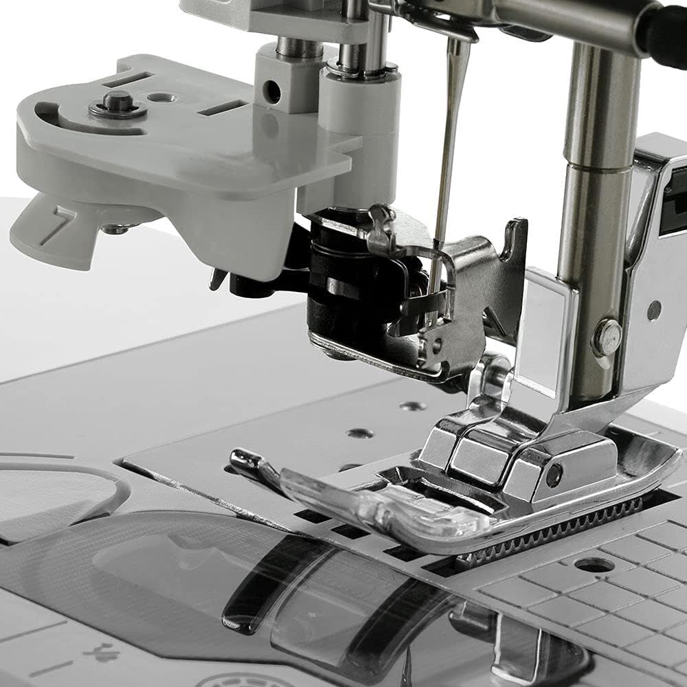 Brother NQ3550W Sewing & Embroidery Machine, 6" x 10" Field Size, 291 Stitches, Includes BES Lettering Software + Brother Magnetic SAMF180 Hoop + Mr. Vac & Mrs. Sew - Embroidery + Sewing Videos