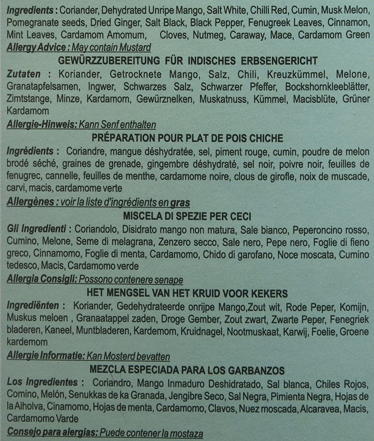 MDH Chana Masala, MDH Spices