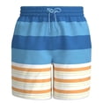 thumbnail image 1 of Traje de Baño OP Para Hombre Estampado Rayas Azul Talla EG, 1 of 4