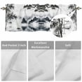 thumbnail image 3 of Traditional Chinese Painting Valances for Windows Black and White Natural Landscape Valance Curtains Rod Pocket Bathroom Small Window Treatments for Kitchen Living Room Bedroom, 42"x12", 3 of 7