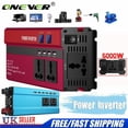 thumbnail image 4 of Riwesomey Inversor de corriente para automóvil de 5000 W LED DC 12V a AC 220V Convertidor de onda sinusoidal simulada con 4 interfaces USB Vehículos, repuestos y accesorios Mis  No.1, 4 of 8