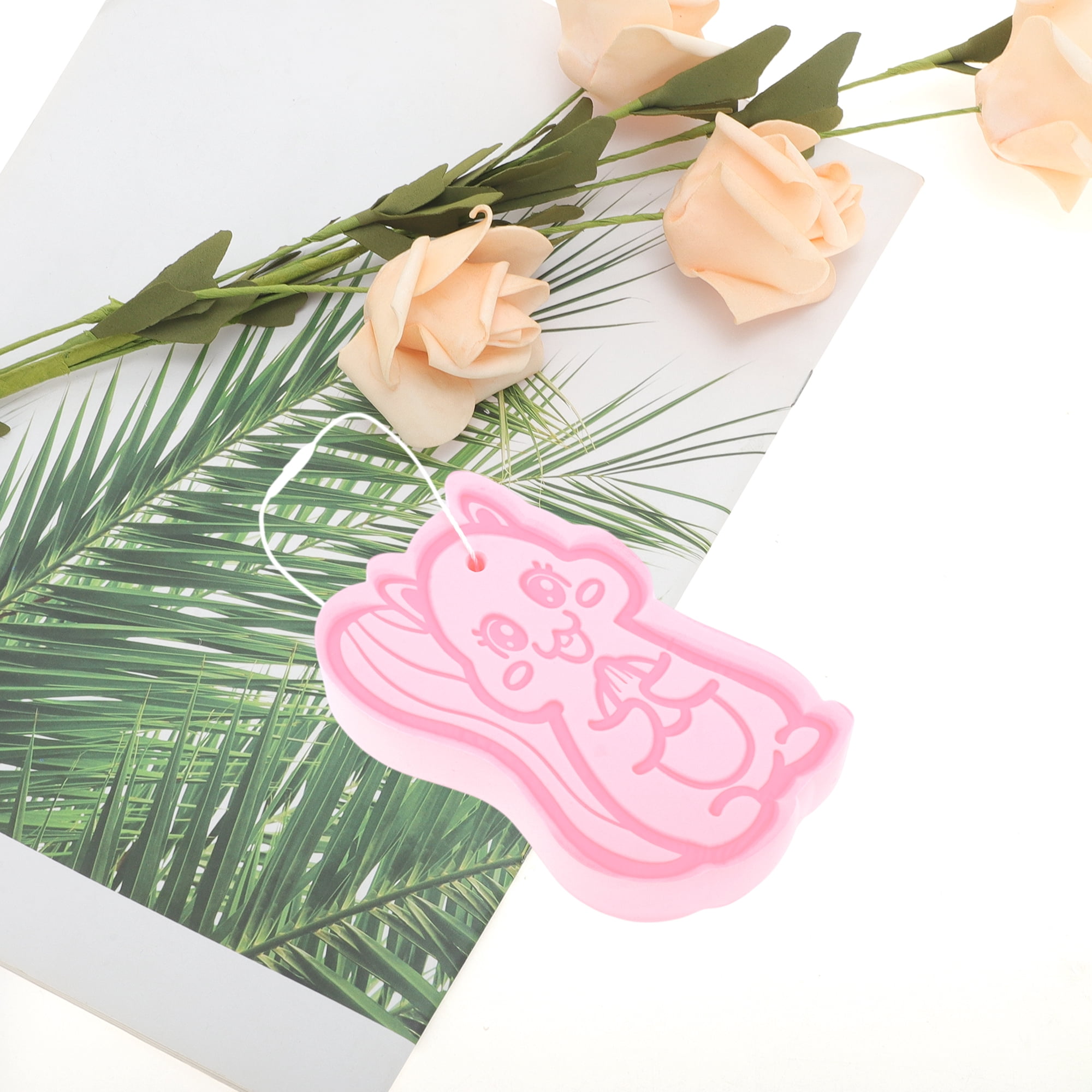 Unique Bargains Cartoon Bath Brush Body Scrubber Pink