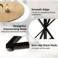 thumbnail image 3 of Bingirl 47-Inch Round Dining Table for 4 People with Sturdy Metal Pedestal, 3 of 7