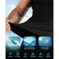 thumbnail image 6 of Niksa Compression Undershirts for Men, Sleeveless Compression Shirt Men, Ultra Slimming Body Shaper Tummy Control Compression Shirts, Compression Tank Top for Men, 2 Pack, 6 of 7