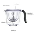 Kitchenaid Universal Clear Plastic Set of 3 Nesting Measuring Cups with