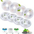 thumbnail image 1 of 8 pack Cat Water Fountain Filter Compatible with Catit, Replacement, 1 of 4