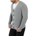 thumbnail image 3 of X RAY JEANS Mens Cotton Cardigan Sweater, Grey, 5XL, 3 of 10