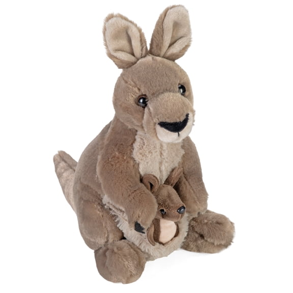 Wild Republic Kangaroo Plush, Stuffed Animal, Plush Toy, Gifts for Kids, Cuddlekins 12 Inches
