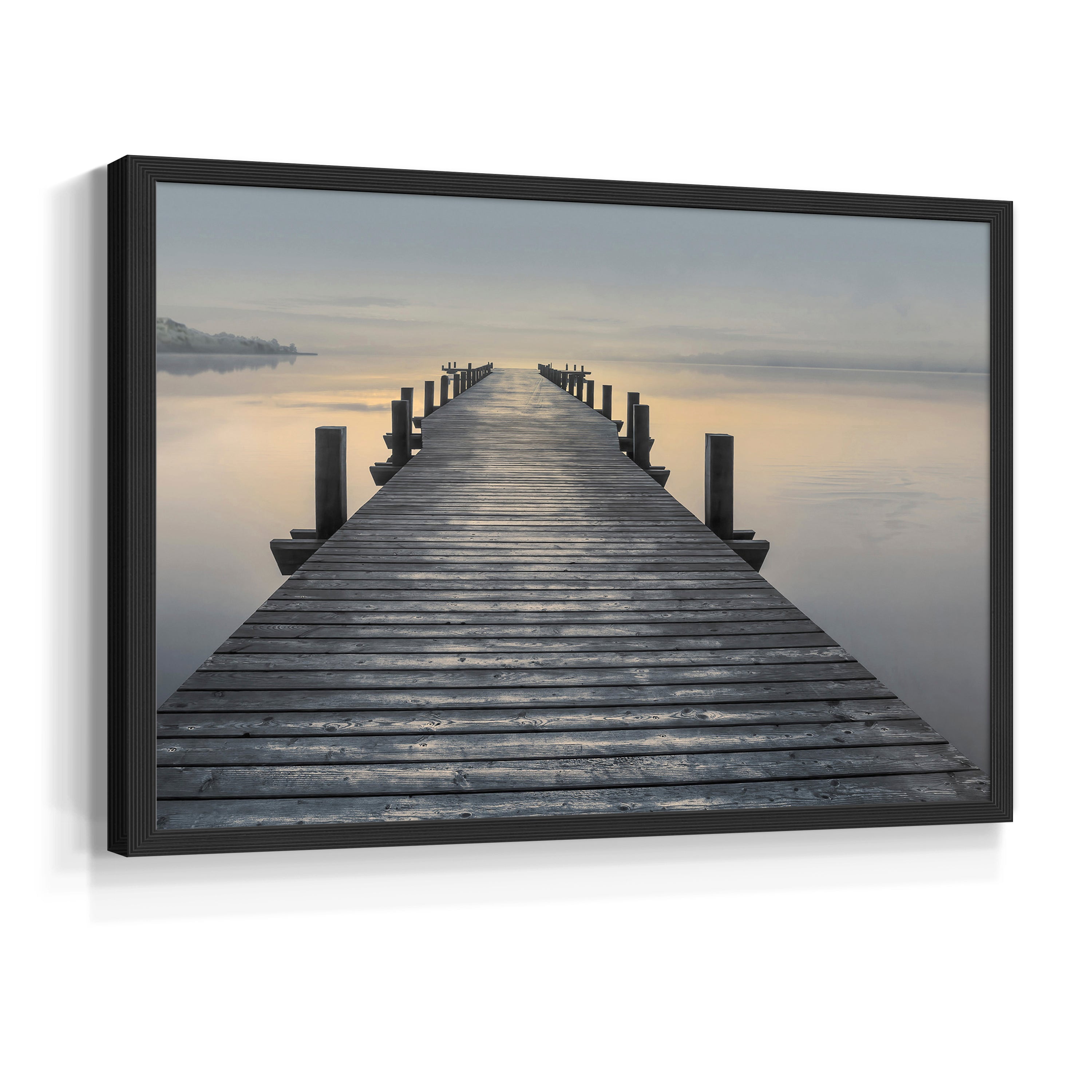 Sun Down by Mike Calascibetta - Restickable Framed Giclée Print