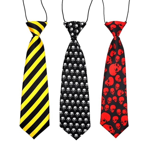 Halloween Dog Tie Stripe Fashion Dog Necktie Puppy Tie Pet Necktie