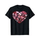 thumbnail image 2 of Valentine's Day Heart Print T-Shirt - 100% Cotton, Breathable & Soft, Casual Fit for Men & Women, Perfect Gift for Couples, 2 of 6