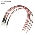 thumbnail image 2 of Uxcell 3mm DC 3-5V RGB Slow Flashing Pre Wired LED Light Diodes 4 Pack, 2 of 4