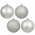 thumbnail image 1 of Vickerman N591007A Balle Argentée 4 Po. Finition Assortiment 12-Boîte, 1 of 1