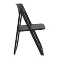 thumbnail image 3 of Compamia Dream Folding Outdoor Bistro Set with White Table and 2 Black Chairs, 3 of 6