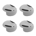 thumbnail image 2 of 12 protectores de esquinas con forma de conejito, seguros para bebés, para muebles, color gris, 2 of 14