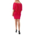 thumbnail image 2 of Ella Samani Women's Plus Size Dress with Overlay Cape, 2 of 3