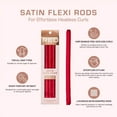 thumbnail image 3 of Red by Kiss Satin Flexi Heatless Curling Rods, Damage Free & Frizz Free No Heat Soft Curls, Silky Satin to Prevent Breakage, Comfortable Pin-Free Styling, Gentle Rollers for All Hair Types, 3 of 9