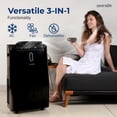 thumbnail image 4 of SereneLife Aire Acondicionado Portátil 14000 BTU, Unidad Compacta de Enfriamiento para Hogar con Modos de Deshumidificador y Ventilador Integrados, Incluye Accesorios y Kit de Montaje Ventana, 4 of 5