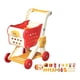 thumbnail image 4 of Juego de carrito de supermercado para niños, cesta de almacenamiento de escritorio, regalos de San Valentín para niños, carrito de compras de juguete rojo, 4 of 9