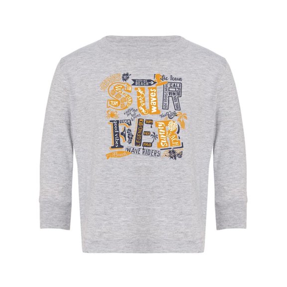 Surfer Wave Riders Long Sleeve Toddler -Image by Shutterstock,  3 Toddler