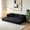 Dark Gray, variant on AUU Modern Cord Sofa with Classic Square Design, Unique Two-Tier Convertible Sofa Bed for Apartments and Large Spaces