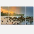 thumbnail image 2 of Romantic Untouched Beach Sunset - Landscape Canvas Art Print, 2 of 3