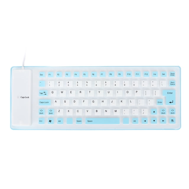 Teclado enrollable, teclado de silicona Teclas completamente selladas Teclado de silicona Teclado de silicona Grado profesional