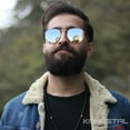 thumbnail image 4 of KANASTAL Square Polarized Sunglasses for Women Men Small Hexagonal Polygon Shades(Mirrored Silver), 4 of 8