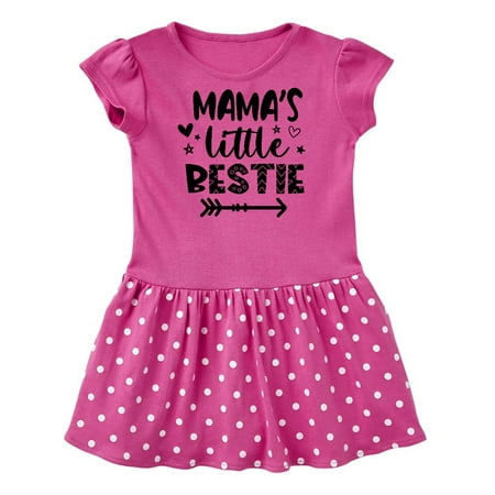 

Inktastic Mama s Little Bestie with Arrow and Hearts Gift Baby Girl Dress