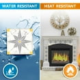 thumbnail image 2 of Mi Alma Peel and Stick Star Shaped B63 Backsplash Tile Stickers, Gray and Yellow, 7" x 7" (24-Pack), 2 of 10