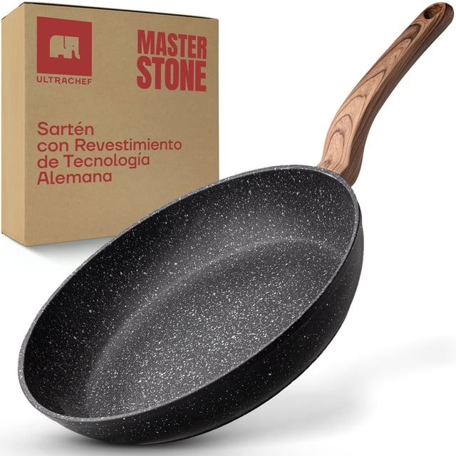 Sartén Antiadherente Ultrachef Línea Master Stone 28 cm Gris