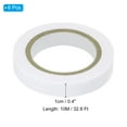 thumbnail image 2 of Unique Bargains 32.8Ft Tennis Racket Badminton Racquet Grip Finishing Tapes, White 6 Pack, 2 of 5
