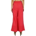thumbnail image 6 of Bimba Womens Designer Palazzo Pants Back Elastic Waist Fancy Bottoms Pajamas, 6 of 7