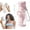 Pink, variant on 2-in-1 Water Bottle with Built-In Foldable Fan, USB-C Rechargeable 3-Speed Cooling Cup with Straw, 23oz Portable Cooling Dual Drinking Cup for Summer Beach, Camping, Hiking & Outdoor Sports (pink)