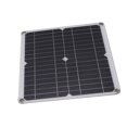 thumbnail image 4 of Panel de alta eficiencia con salida tipo C para automóviles, embarcaciones, vehículos recreativos y uso en exteriores Cargador solar monocristalino de 18 V y 12 W, 4 of 8