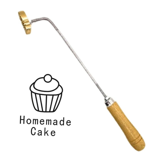 DOLITY Branding Iron for Cake Baking Tool Burning Stamp Hot Stamping for Barbecue Bread Homemade Cake
