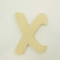 thumbnail image 1 of Package of 1, 16 Inch X 1/2" Thickness Baltic Birch Wood Letter X in The Waltograph Font, Thick for Art & Children Craft Project, Made in USA, 1 of 4