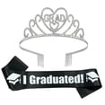 thumbnail image 1 of Wraps 2 Class Of 2024 Graduates Sash for Graduation Party Sash Decoration with Elegant Design for Celebration, 1 of 2