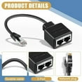thumbnail image 5 of Divisor de red profesional, adaptador RJ45 sin costuras para DSL de alta velocidad, módem de cable compartido y puertos Ethernet, Plug & Play para soluciones de redes domésticas y de oficina (2, 5 of 5