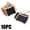 B, variante sur Hbdhejl 10 Pcs Mini Tableau Noir Rustique en Bois avec Corde pour Décoration Murale Idéal pour la Maison, l'Étiquetage et la Prise de Notes
