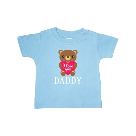 

Inktastic Valentine I Love You Daddy Gift Baby Boy or Baby Girl T-Shirt