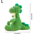 thumbnail image 3 of Durable Plush Dog Chew Toy Dinosaur with Squeaky Sound for Large Aggressive Chewers Outdoor Play, 3 of 5