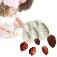 thumbnail image 3 of Handmade Silicone Fondant Mold Exquisite Pine Cones Chocolate Sugar Mold Resin Crafts, 3 of 7