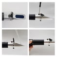 thumbnail image 3 of Refractómetro De Salinidad Concentración Brix De Salinidad Portátil Óptica 0-10% Medidor De Concentración De Salinidad Detector Brix De Mano Negro Para Agua De Mar Eigraketly TO002772-00, 3 of 5