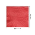 thumbnail image 2 of Unique Bargains Feuille de feuille d'Or Feuilles Rouges, 3,3 x 3,1 Pouces pour la Décoration d'Art, Sculptures, Peinture, Pack de 100, 2 of 5