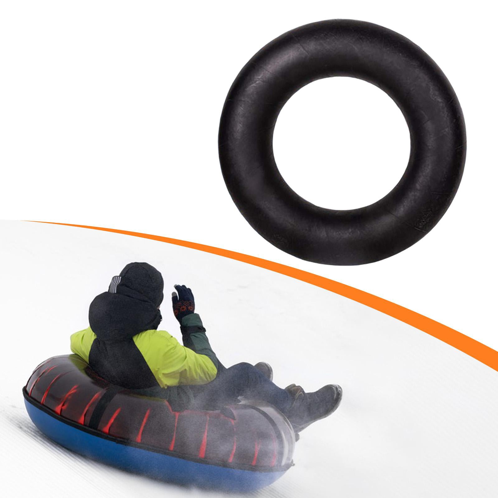 DimyFew Heavy-duty 100cm PVC Inflatable Inner Tube for Snow Sledding, Ideal for Swimming